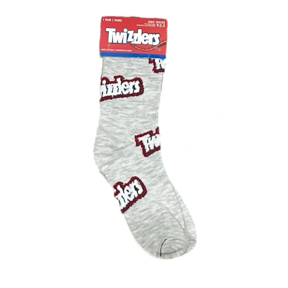 Kids Twizzler Candy Socks Size 9-3.5